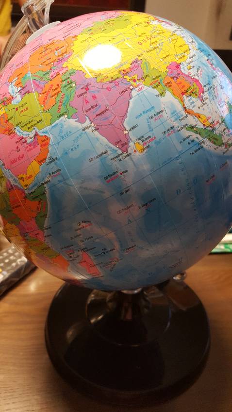 Quả cầu màu sắc đẹp. Bản đồ rõ ràng. Rất phù hợp cho con học . Rất cám ơn shop. Quả cầu màu sắc đẹp. Bản đồ rõ ràng. Rất phù hợp cho con học . Rất cám ơn shop.