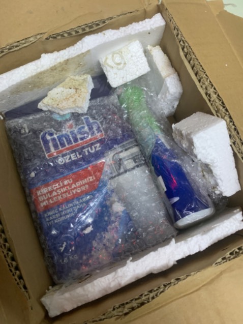 Trên shop đặt là viên rửa eco, muối, bóng eco, nhung giao không đúng eco