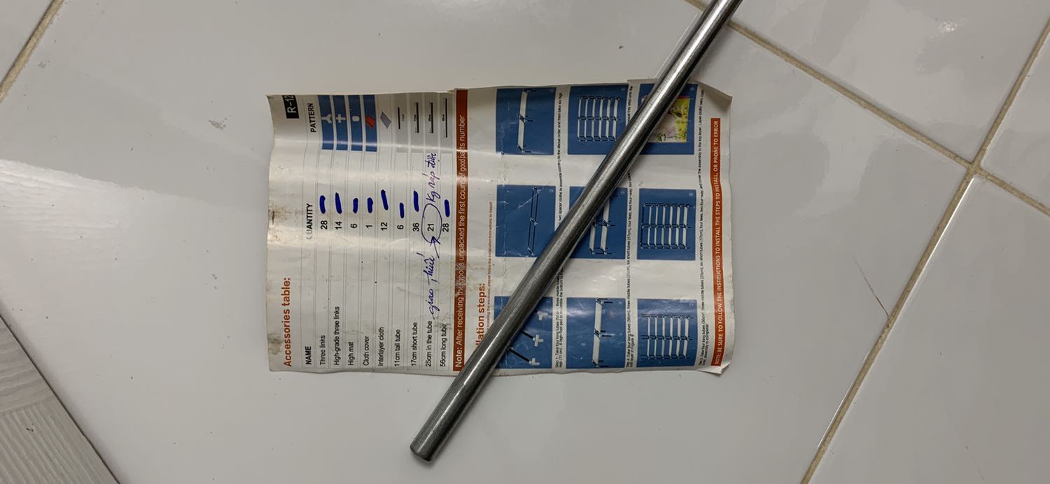 Nhờ shop gởi cho mẫu này để gắn kệ dép.
Hôm trước nói thiếu toàn bộ trong khung tủ, mà gởi về cho có 1 cây như vậy làm sao gắn????mẫu 25cm và toàn bộ 21 cây loại này, mua hàng của Shop nhiều, mà như vầy thấy buồn quá!!!