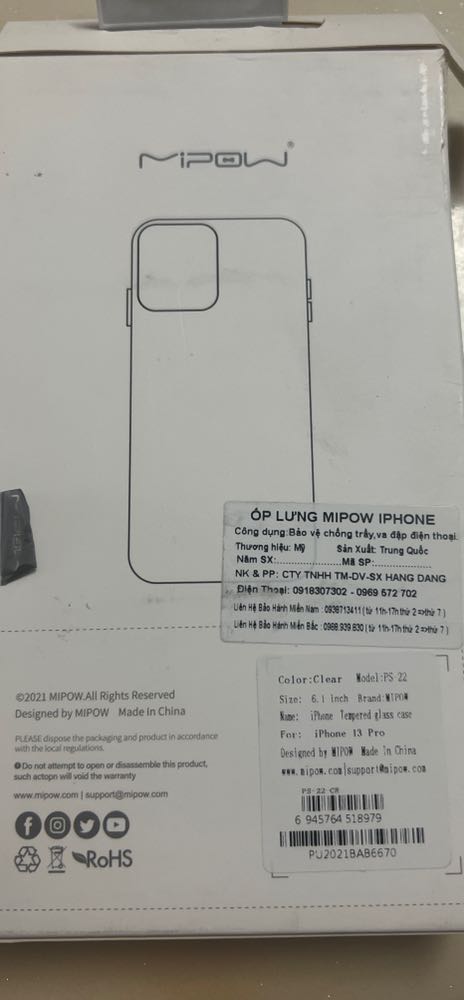 Mua cái ốp lưng 13Promax. Về cái ốp lưng nhỏ xíu. Hộp ghi 13 pro… thua Mua cái ốp lưng 13Promax. Về cái ốp lưng nhỏ xíu. Hộp ghi 13 pro… thua