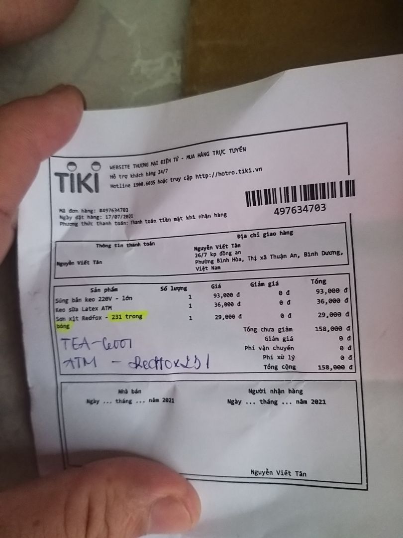 đặt hàng đến lúc giao không có nhận được sp. shop giao thiếu sp này. nhưng vẫn tính tiền sp trong hóa đơn. Đã mua nhiều trên tiki luôn giao đúng hàng nên tin tưởng và giao hàng mùa dịch nên không kiểm tra. Số tiền không nhiều nhưng mất niềm tin luôn