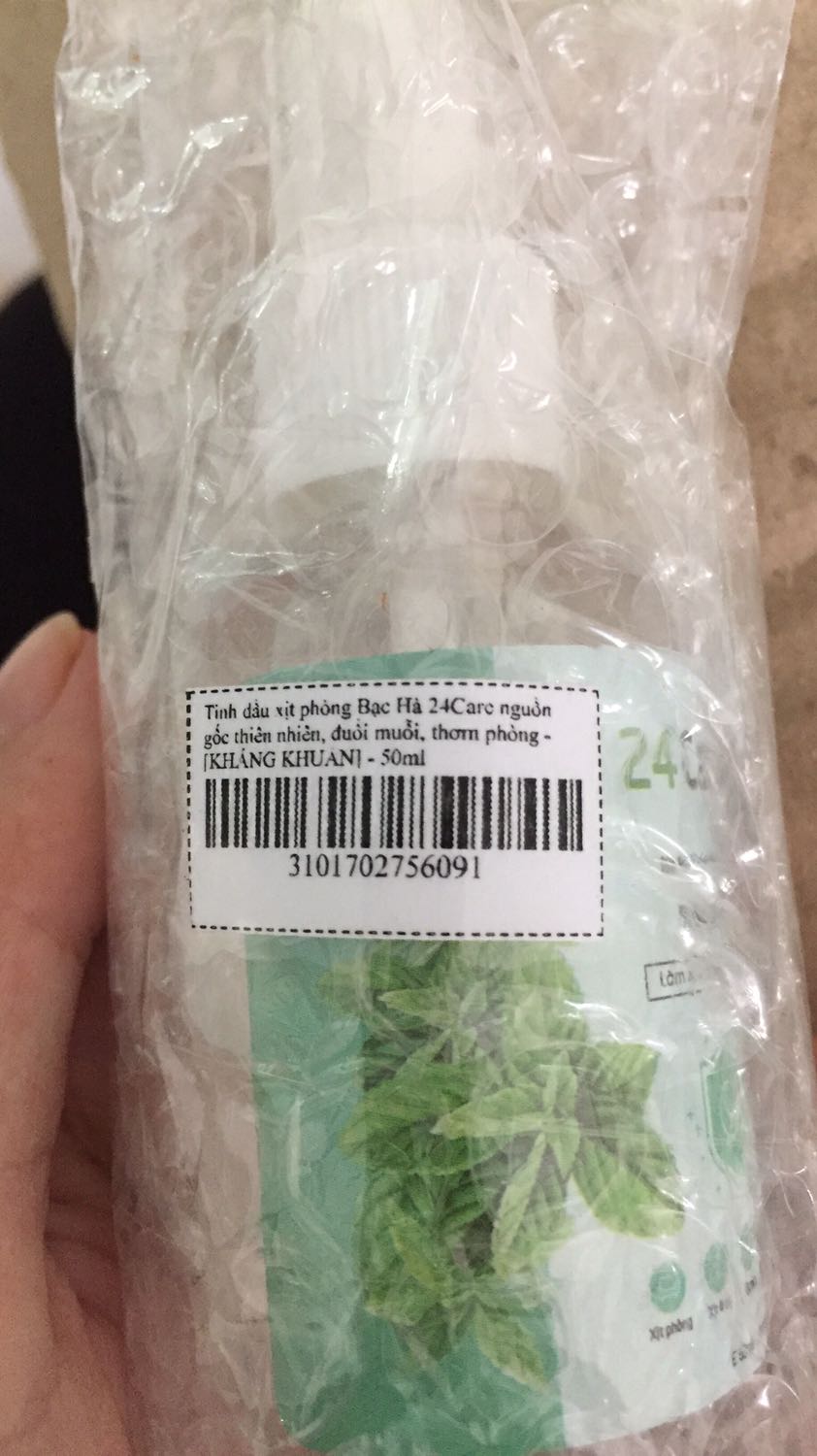 Có tem mác đầy đủ, nước trong, không có mùi hôi khó chịu, mùi rất the, tập trung tinh thần