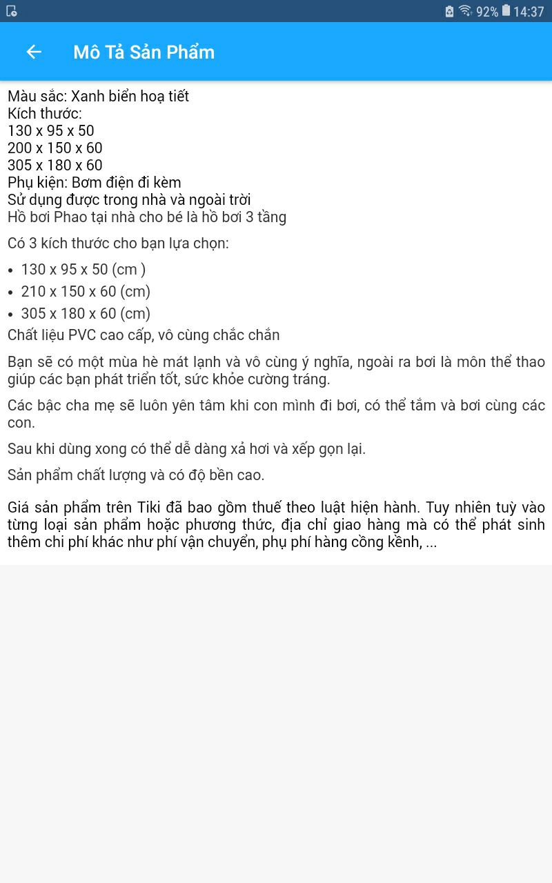 shop ơi bên mình vừa nhận được hàng nhưng thiếu bơm điện đi kèm. mình bận chồng mình nhận hàng giúp nên ông không biết. bên shop xem lại chuyển thêm cho đủ để mình còn sử dụng. cảm ơn.