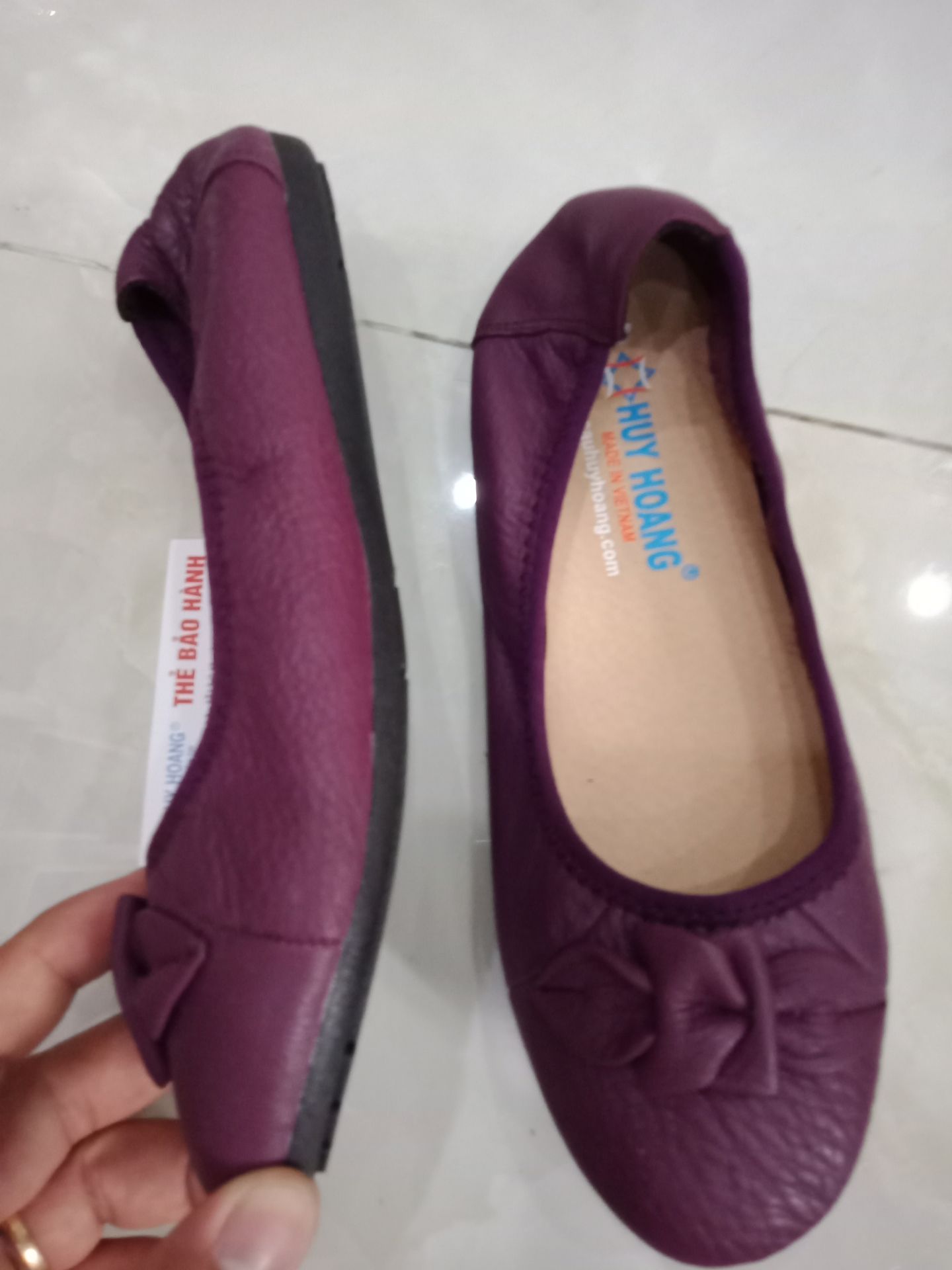 Giày đẹp ,da bò thật, mang mềm rất thích