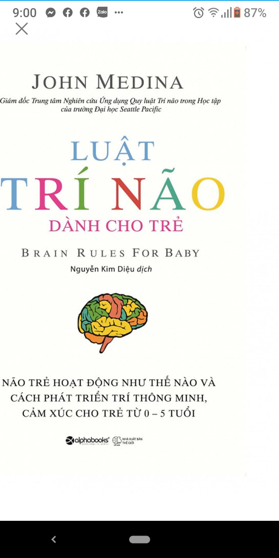 sách hay, để mẹ hiểu hơn về não bộ của con, để có phương hướng thuận theo con hoàn chỉnh nhất