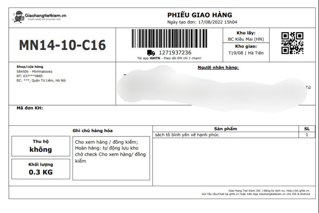 Không hài lòng với nhà cung cấp. Mua sách bên tiki từ rất lâu. Thường nhận hàng xong mới kiểm tra. Giao thiếu sách tại nói như kiểu mình ***. Ủa rồi trên bao bì còn k để phải kiểm tra trước mặt người giao hàng hay quay clip. Tự nhiên giờ hỏi sao k kiểm tra lúc nhận hàng luôn. Tự nhiên thấy quạo.