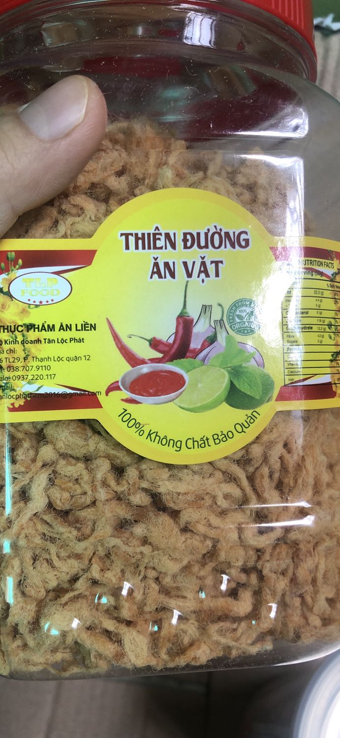 Chà bông siêu ngon nha. Tiếc mình đặt có 1 hũ à hiu hiu. Chắc phải đăt thêm để dành ăn mùa dịch này.