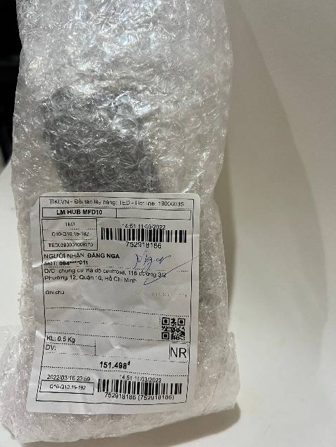 *** đảo
Mua usb, đóng gói giao cái khẩu trang y tế màu đen, hại luôn nv giao hàng mất tiền đt báo tổng đài