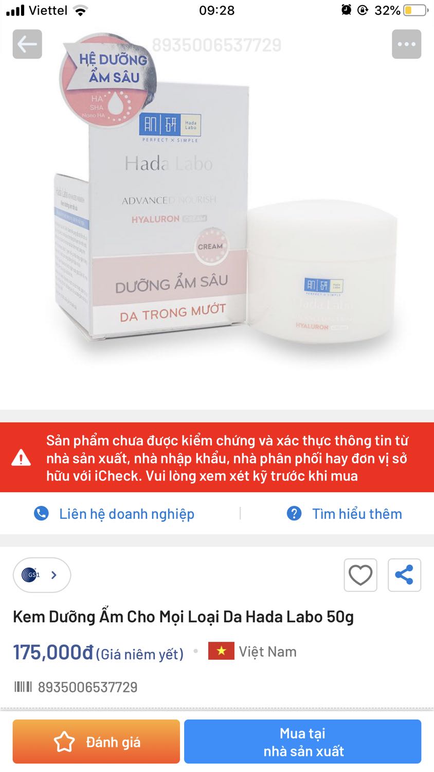 Tiki luôn giao hàng nhanh 
Vận chuyển méo móp cả hộp ngoài hộp trong 
May mắn không ảnh hưởng đến hũ kem bên trong