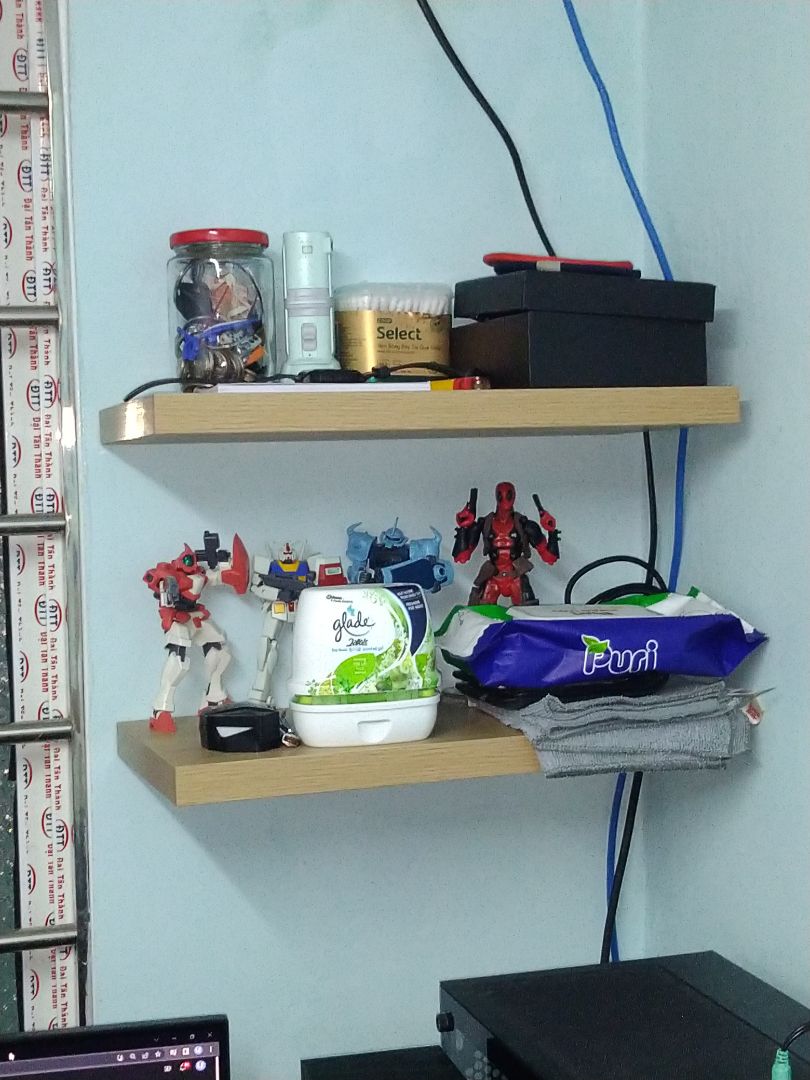 Kệ nhỏ gọn, lắp lên thấy đẹp, đánh giá 5 sao :)))