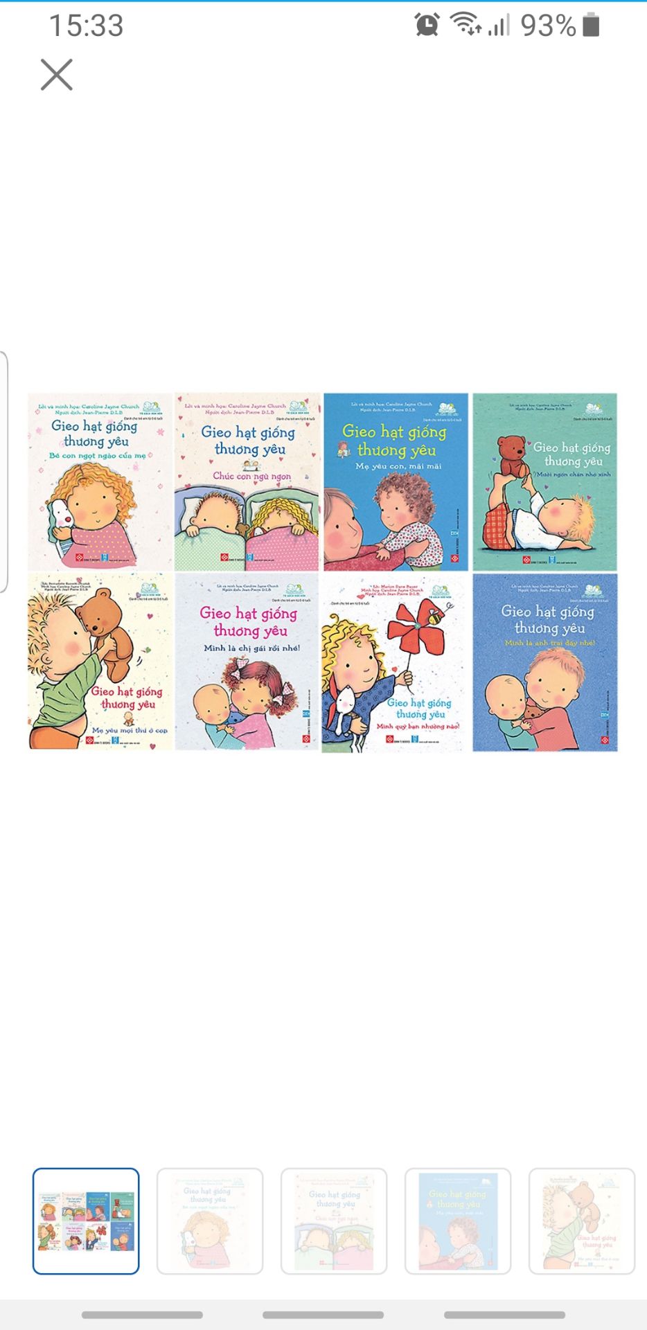 bộ truyện must have trong tủ sách  của bé con. truyện giàu tình cảm yêu thương. Rất phù hợp cho các bé từ 2 tuổi trở lên đc bố mẹ đọc cho mỗi tối. màu sắc đẹp hình ảnh dễ thương. nội dung ko còn gì để bàn cãi. cảm ơn tiki