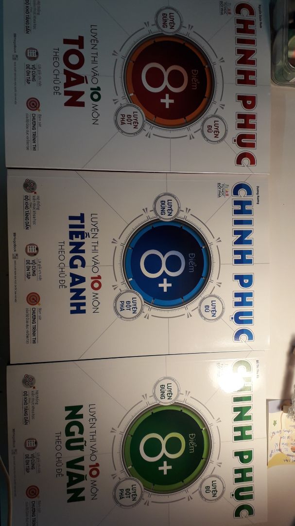 Sách cực đẹp,chắc chắn,mình đang ôn thi tuyển sinh vào 10 nên mua quyển này về học,giao hàng nhanh thần tốc luôn,tối hôm qua mình đặt mà trưa nay đã nhận được hàng rồi?