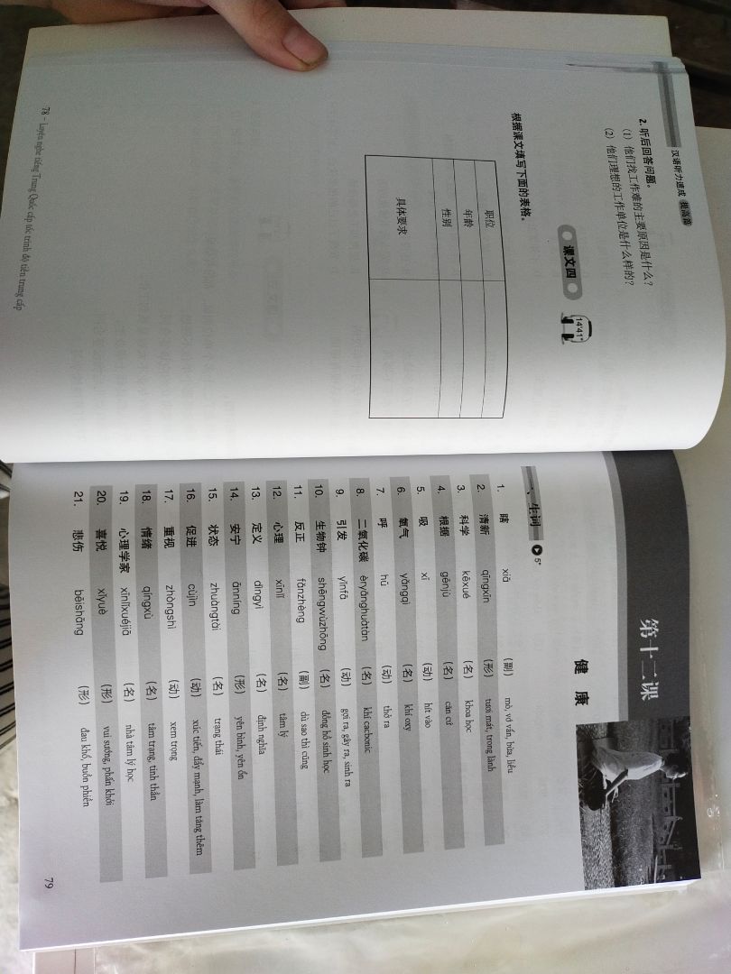 Giao sớm，sách đẹp,  có kèm đĩa. sách nghe có đáp án, có từ mới, chữ rõ, Nên mua