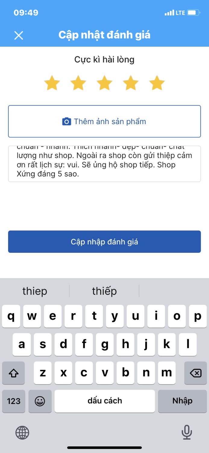 Nhà cung cấp nhiệt tình, chất lượng tốt