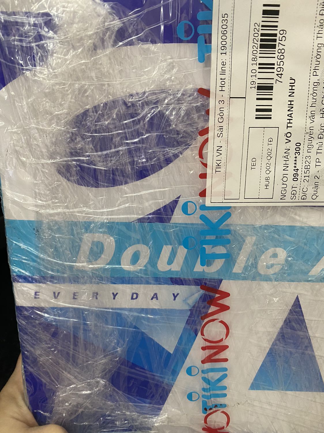 Shop đăng hình Giấy PREMIUM nhưng giao giấy EVERYDAY, 2 loại này trọng lượng và chất lượng khác nhau. Là như thế nào shop?