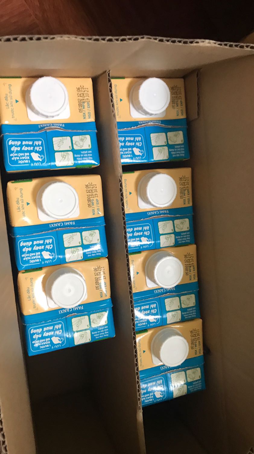 Sữa đậu nành này để tủ lạnh uống thật tuyệt giá lại rẻ Shop đóng gói cẩn thận ship nhiệt tình dễ thương