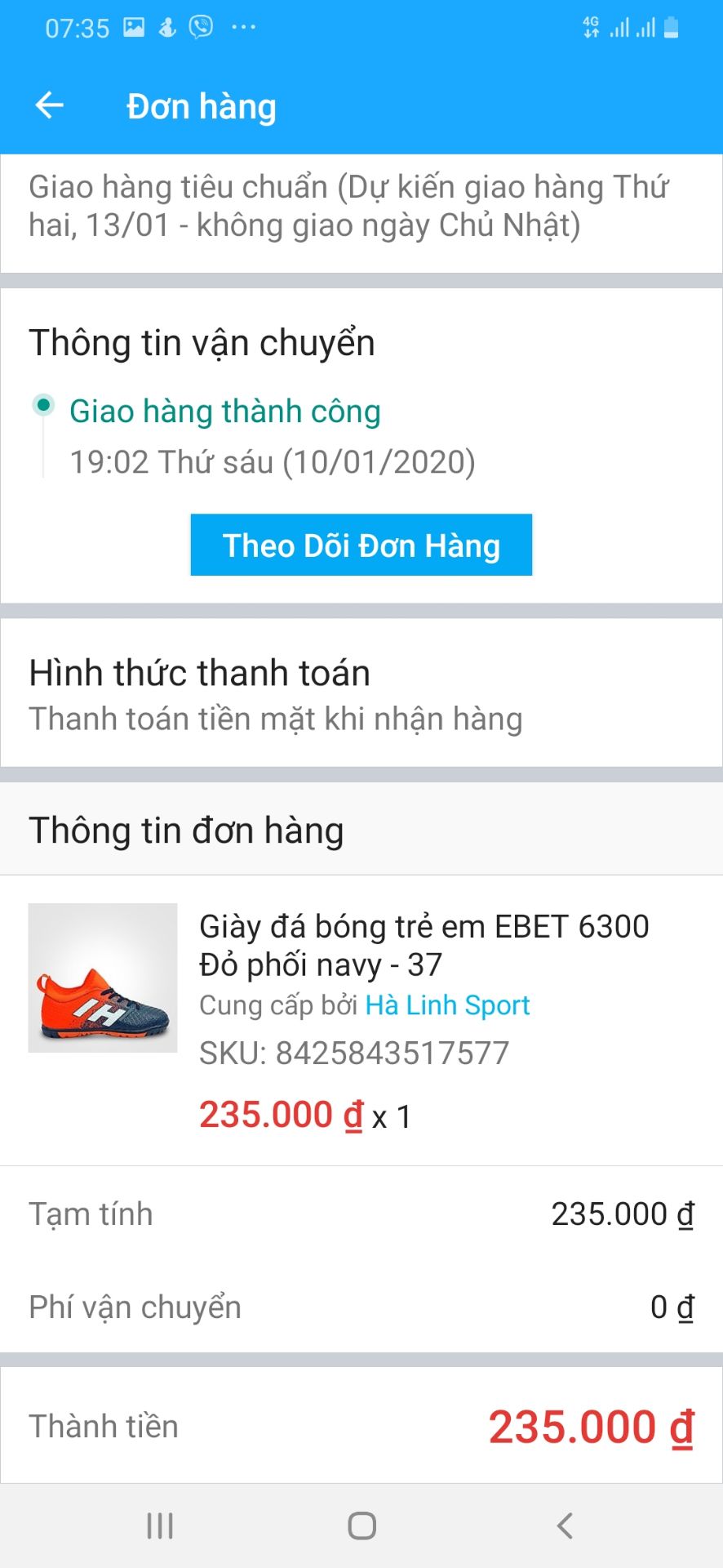 đặt hàng 1 loại giao hàng loại khác. chưa bao giờ gặp trường hợp như này. làm sao đổi trả đây ?