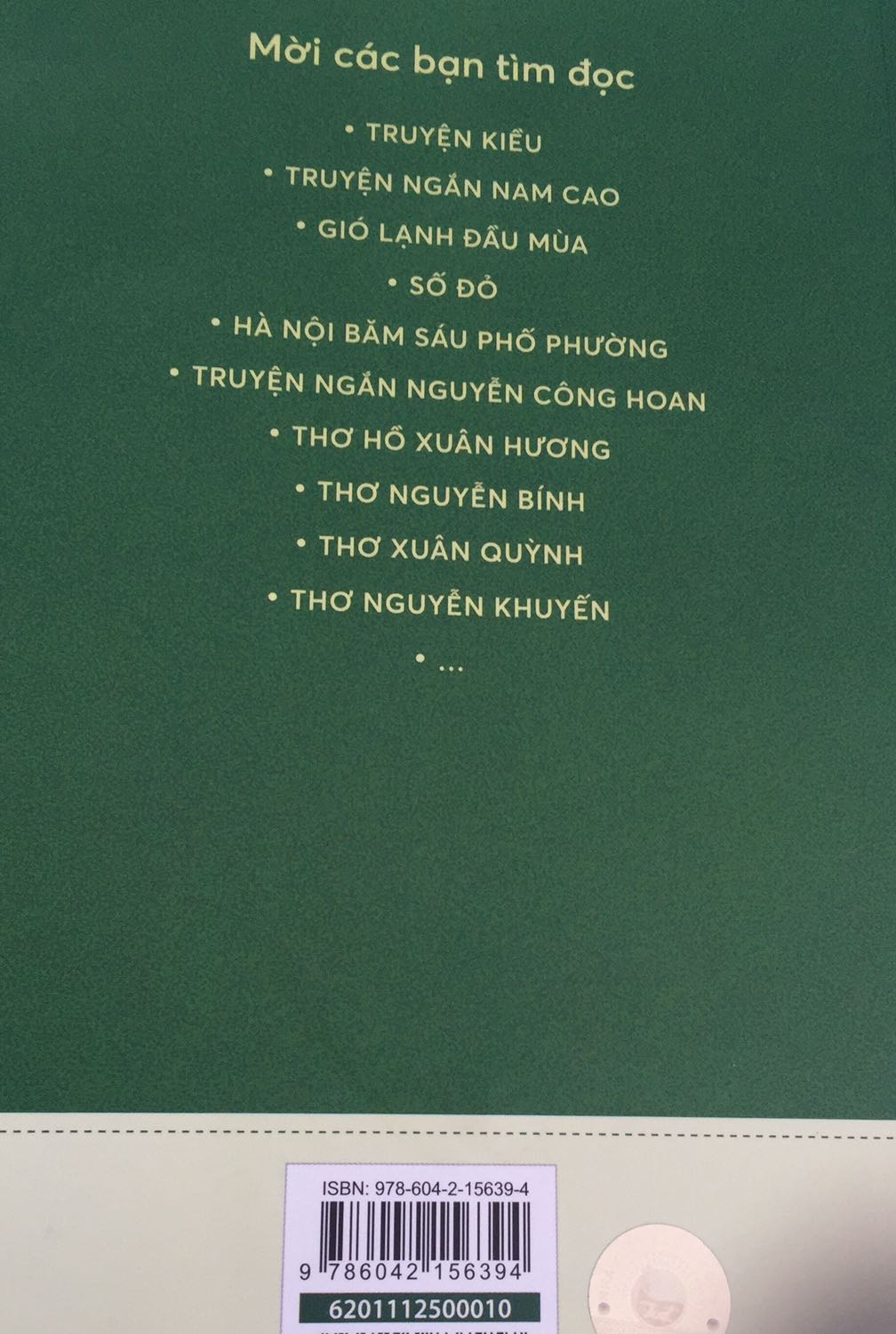 Tôi khá là thích các tác phẩm văn học Việt Nam và các bài thơ của các nhà thơ, đặc biệt là Nguyễn Bính. Thơ ông giản dị, hình ảnh gần gũi nhưng lại có thể diễn tả được tâm trạng của những con người đang yêu một cách chỉ tiết.
