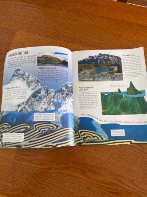 Nội dung sách hay, được dịch từ bộ sách nước ngoài nên nội dung quá ổn, hình ảnh rõ ràng, sắc nét, tuy nhiên sách hơi mỏng, không in trên giấy dày, cứng, dành cho các bé lớn khám phá thế giới, thích hợp dạy theo pp Montessori