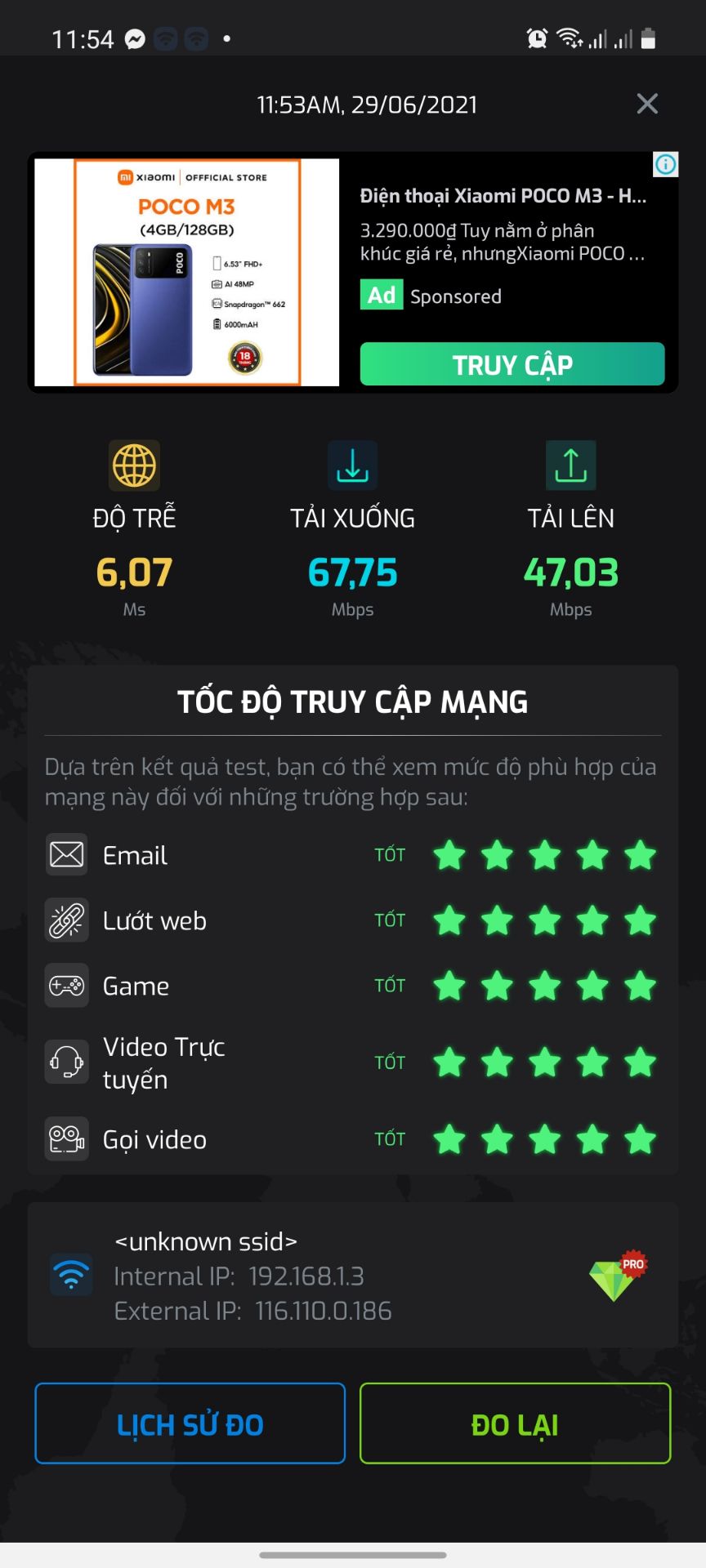 Mới nhận, hàng ko có tem Tp link dán hộp, chắc bị khưi hộp để dán tem nhà bán hàng, sản phẩm *** thử mạng 5G thấy tốc độ nhỉnh hơn  so với mạng router Viettel cung cấp. Thời gian sử dụng sẽ đánh giá lại độ bền cũng như sóng sánh ntn. Mới nhận, hàng ko có tem Tp link dán hộp, chắc bị khưi hộp để dán tem nhà bán hàng, sản phẩm *** thử mạng 5G thấy tốc độ nhỉnh hơn  so với mạng router Viettel cung cấp. Thời gian sử dụng sẽ đánh giá lại độ bền cũng như sóng sánh ntn.