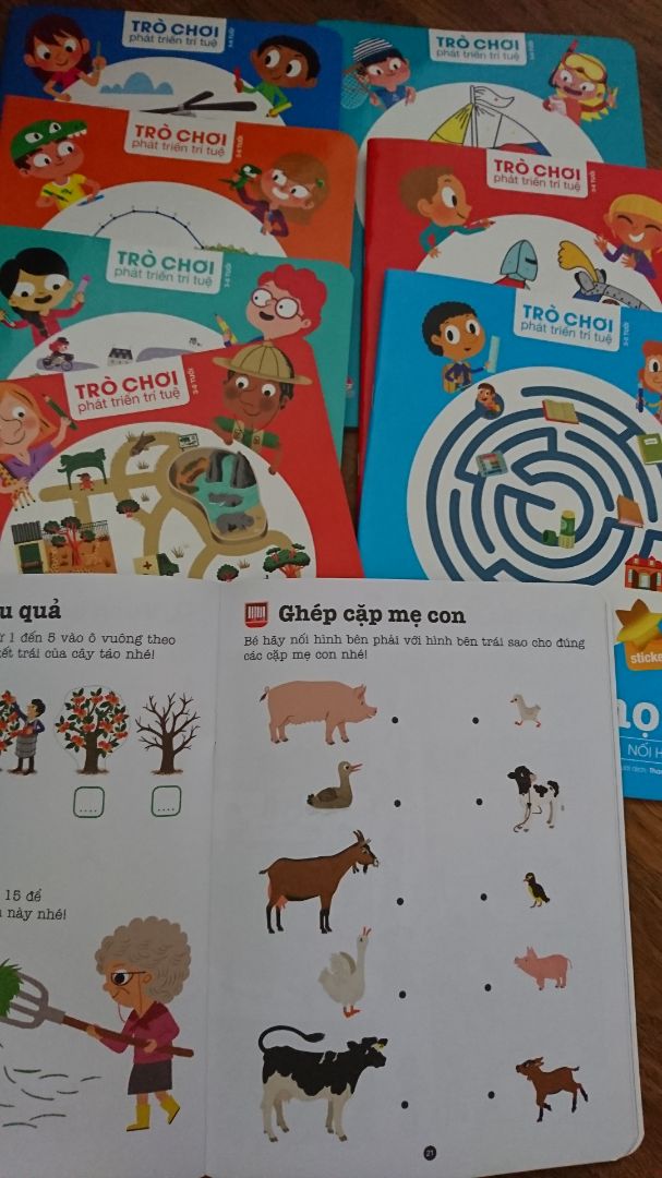 Sách in mày đẹp, giấy dày, các chủ đề phong phú, bé rất thích. Mua lun 1 bộ 8 cuốn . Cực kỳ hài lòng