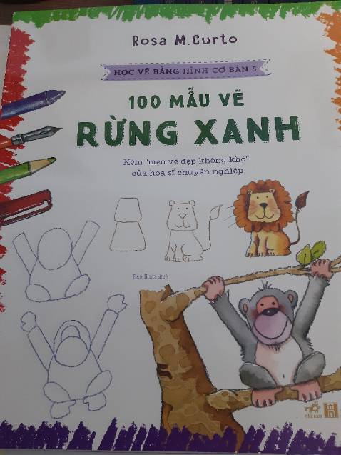 Sách vẽ dễ thương, giao hàng nhanh