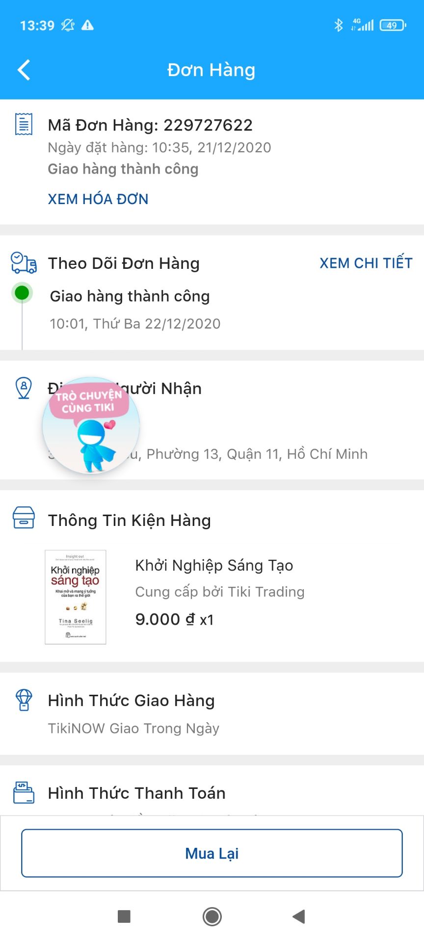 Giao nhanh, tiki gói hàng lúc nào cũng cẩn thận, trong các sàn TMĐT tiki luôn là lựa chọn hàng đầu của m