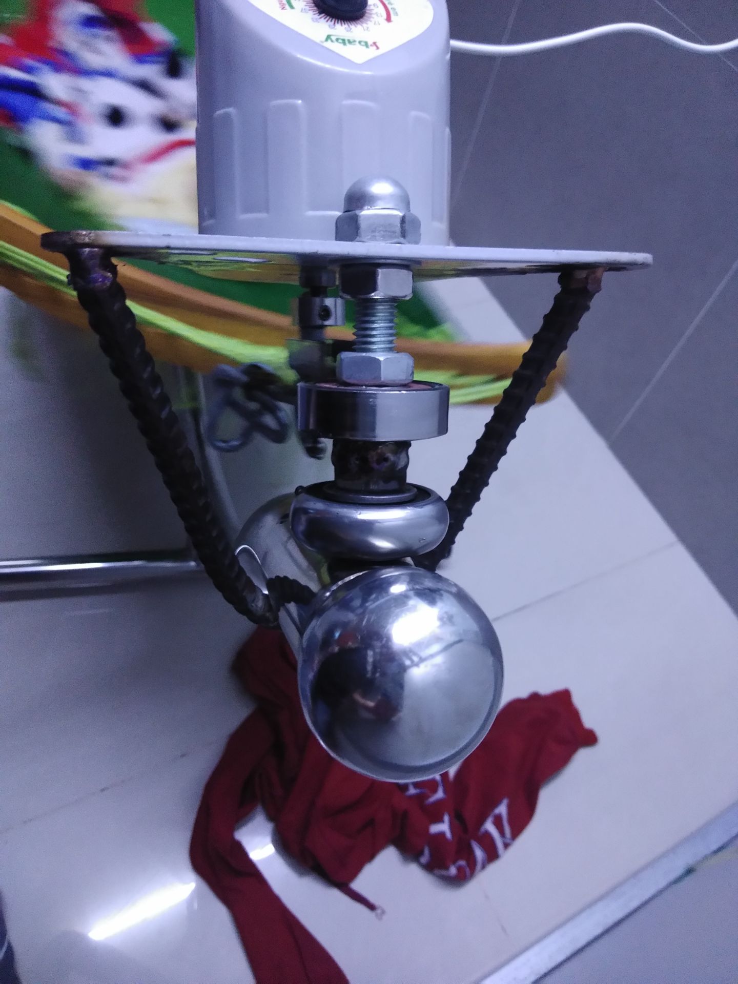 sửa lại tí phù hợp với cái võng.
chạy được ngon lành. Ai ở TP.HCM cần sửa lại thì liên hệ *** nha.