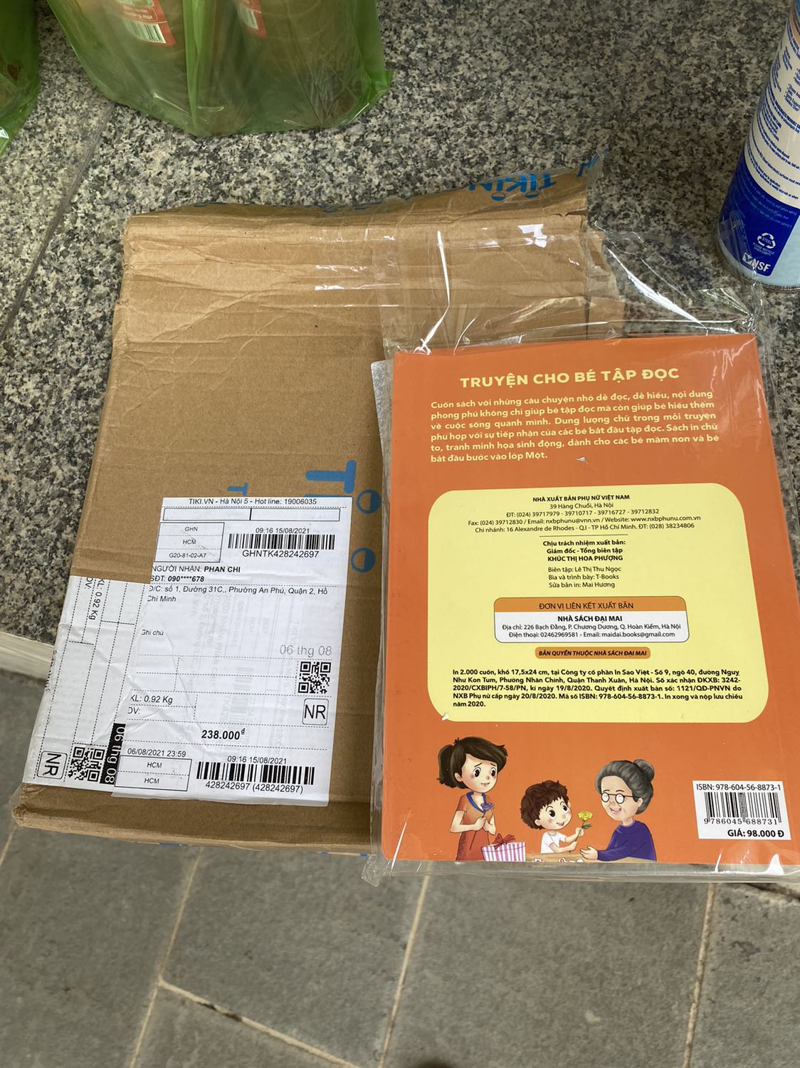 Đã giao hàng thiếu cho tôi, tôi mua 3 cuốn