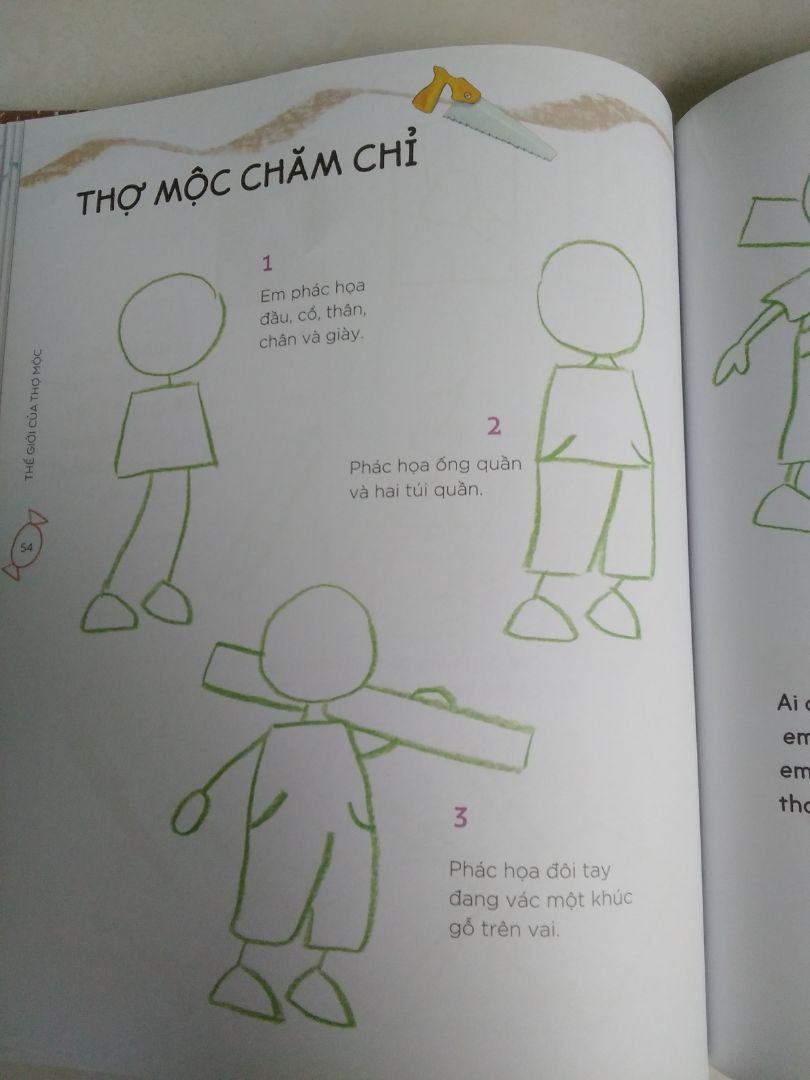 Sách khổ to, giấy dày. Hình vẽ sinh động. Hướng dẫn dễ hiểu.