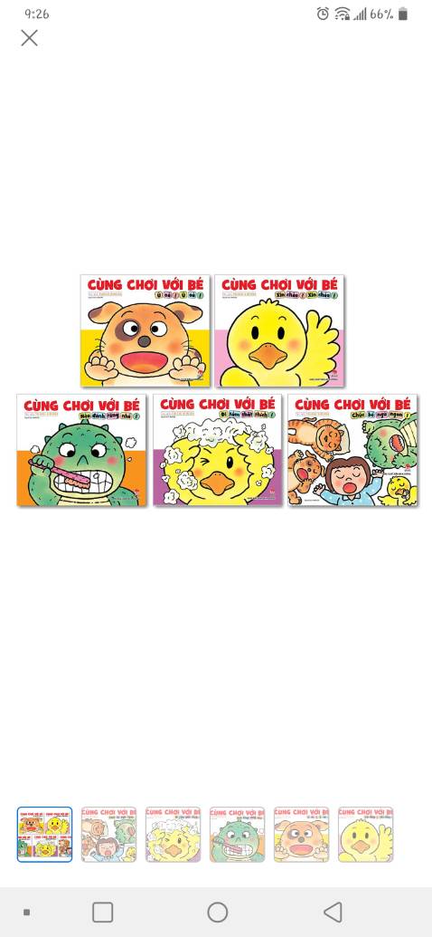 In màu đẹp, nội dung đơn giản nhưng đáng yêu, phù hợp cho bé từ 1 đến 4 tuổi.