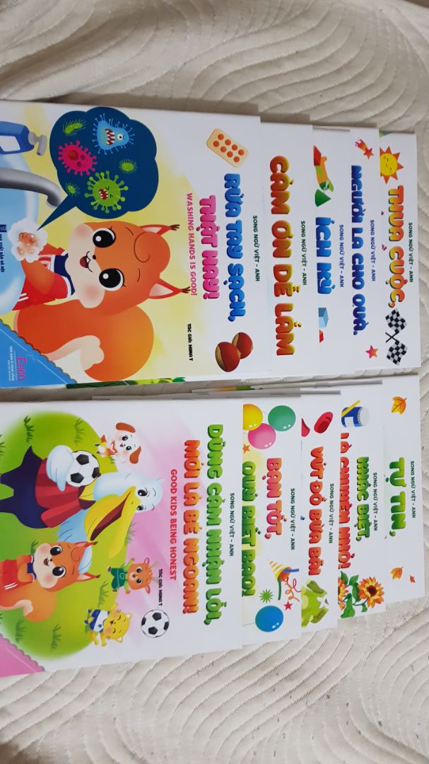 sách rất hay nội dung ngắn gọn chỉ tiếc bé nhà em không hợp tác