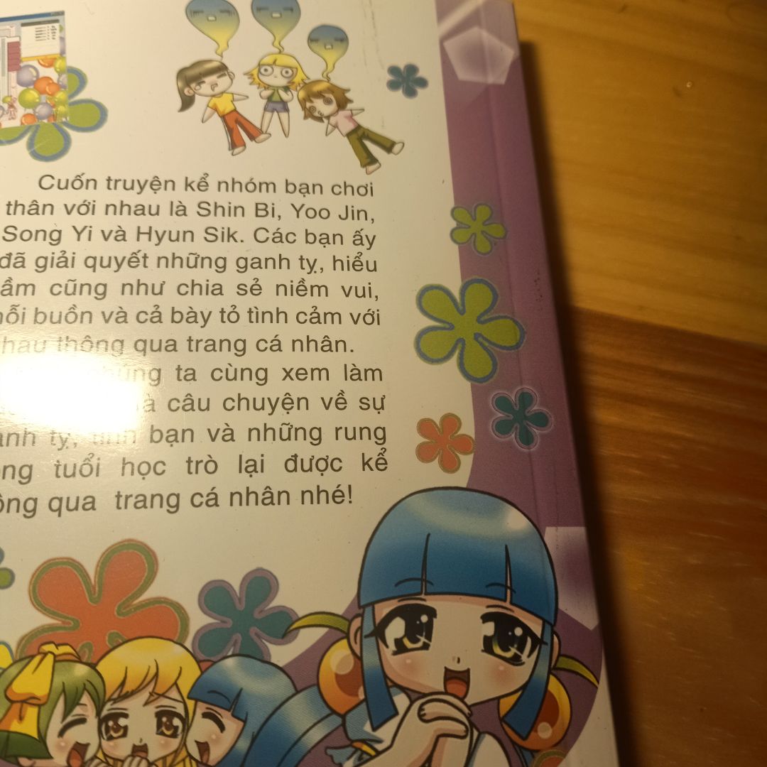 Góc ở gáy sách hơi bị lõm, phía trên hơi bẩn một chút nhưng không sao. Giao nhanh, shipper nhiệt tình. Ủng hộ Tiki