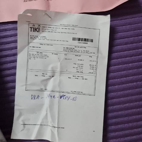 Tôi đặt bạt phủ xe hơi 4-7 chỗ, nhưng giao bạt phủ xe gắn máy. Vui lòng xem lại và đổi sớm cho tôi. Cảm ơn.