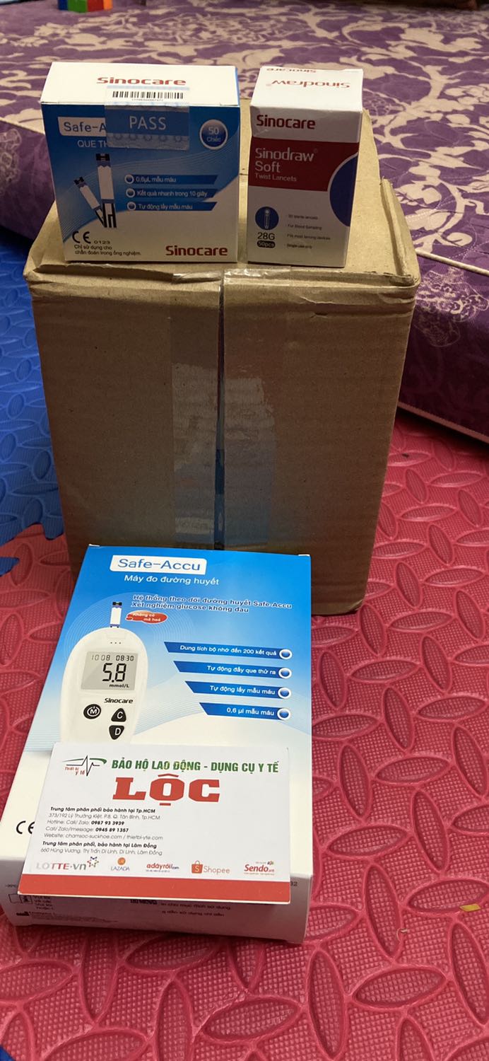 Chắc do dịch nên giao hàng hơi lâu. Hàng giao đầy đủ còn về máy phải sử dụng mới đánh giá được. Máy nhỏ tiện mang theo khi công tác.  Hy vọng là máy cho kết quả chính xác ác