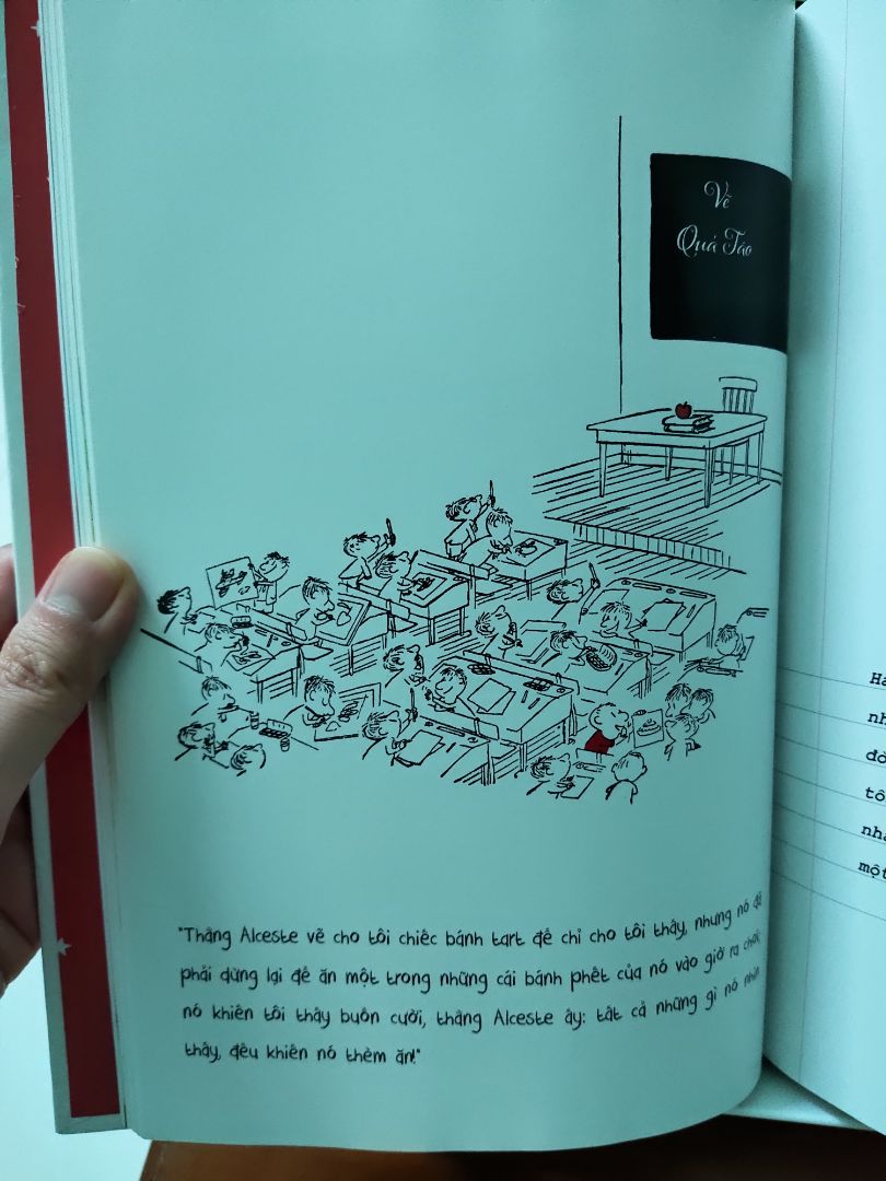 Mình mua để sưu tầm truyện Nhóc Nicolas thôi nhưng thật sự ấn tượng bởi các công thức nấu ăn hay ho trong sách.