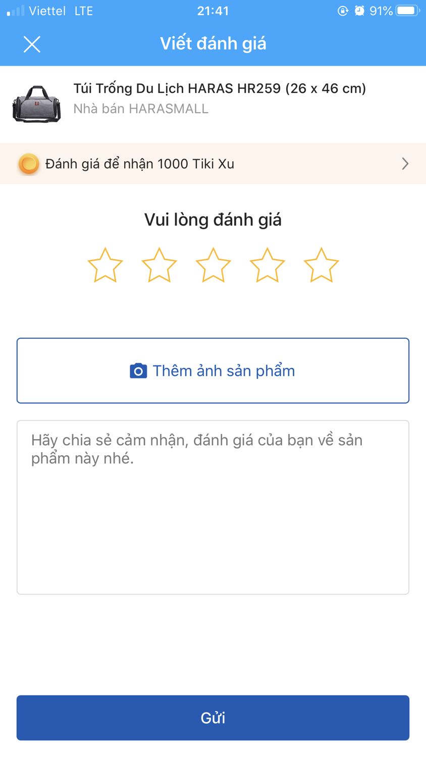 Thời gian giao hàng nhanh chóng. Đóng gói sản phẩm chắc chắn. Không để ý kỹ kích thước nên túi hơi nhỏ