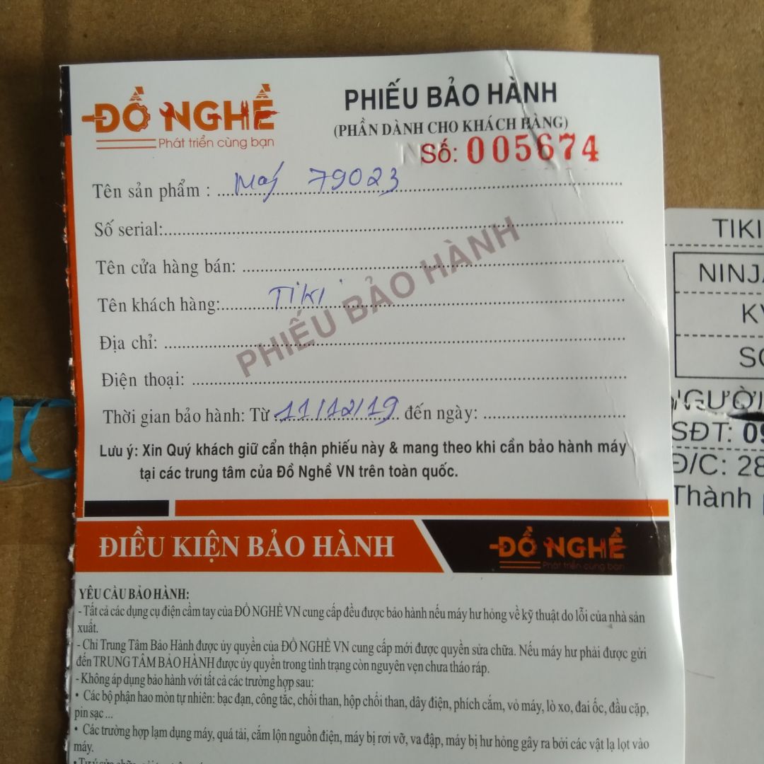 Hàng tốt nhất trong phân khúc giá. Máy rất chắc và mạnh. Bắt vít ok. khoan tường 6li bình thường. Có điều lần nàu tiki giao hơi lâu(như không có hàng sẵn)