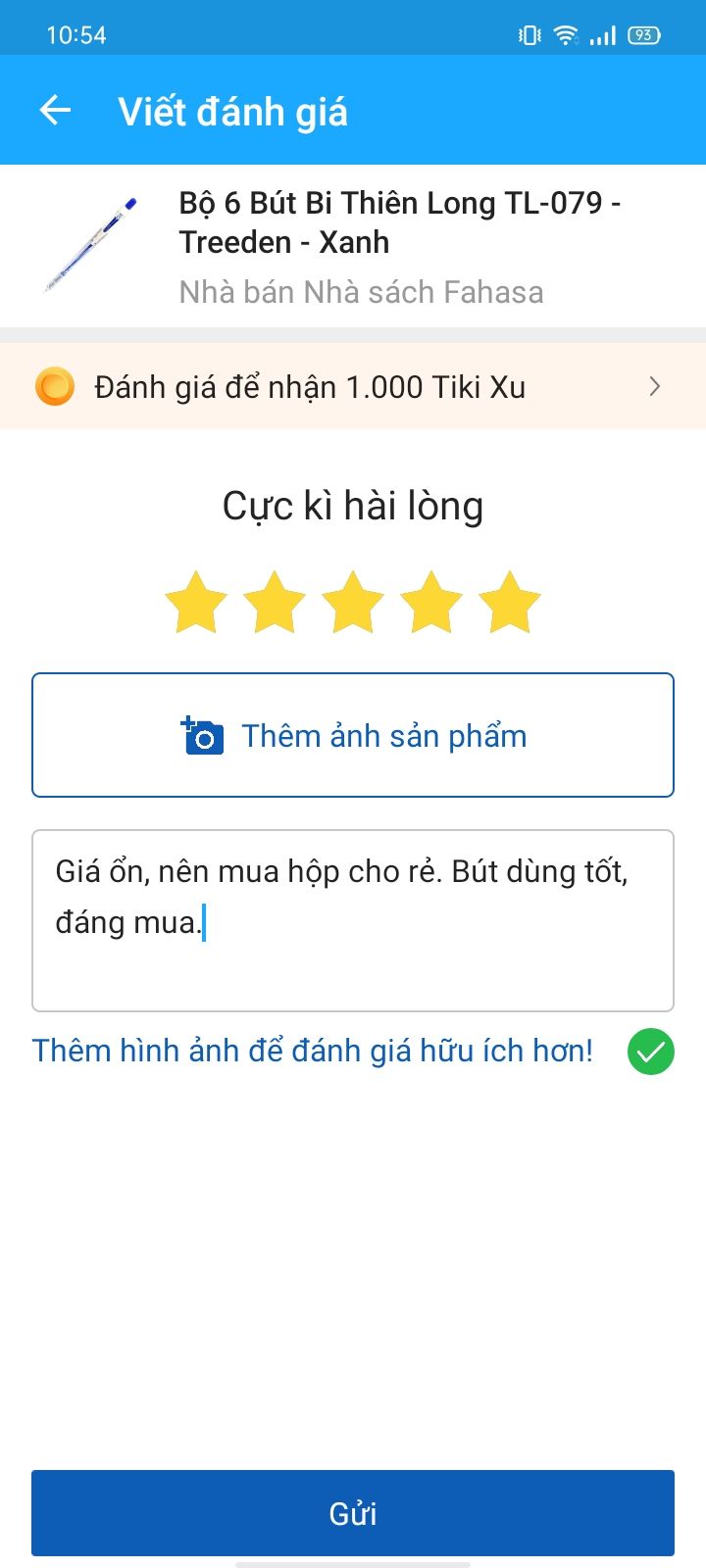 Giá ổn, nên mua hộp cho rẻ. Bút dùng tốt, đáng mua.