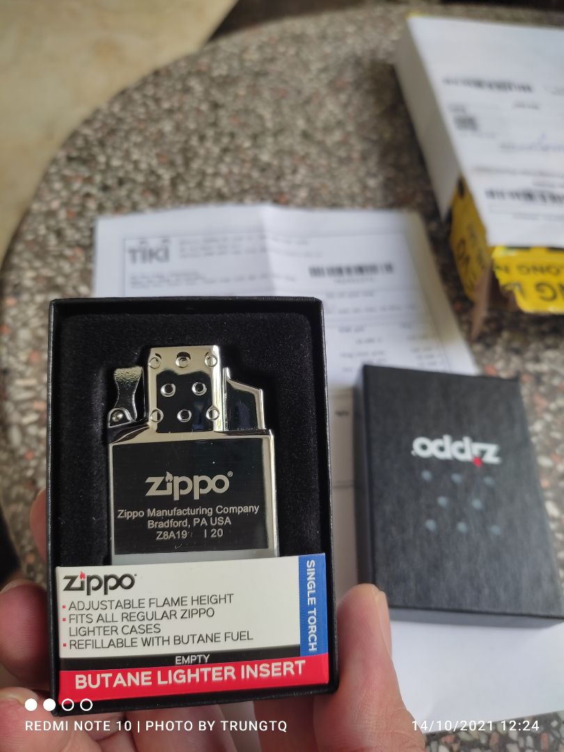 hàng gói kỹ, đúng mô tả. đã lắp vừa khít vỏ zippo. Hài lòng.
