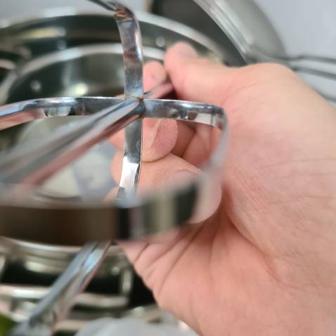 Mới xài vài lần đã bị gỉ sét