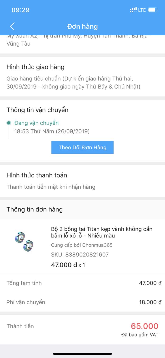 Mình đặt đôi bông tai nhiều màu, rồi shop giao màu trắng mà không có lấy thông báo or hỏi ý kiến khách hàng. Bán hàng kiểu như bán cho xong không thèm quan tâm tới dịch vụ của mình như thế nào. Tiki nên có biện pháp để hạn chế vấn đề này từ các shop trên tiki.vn để giữ uy tín cho chính Tiki. Rất thất vọng!