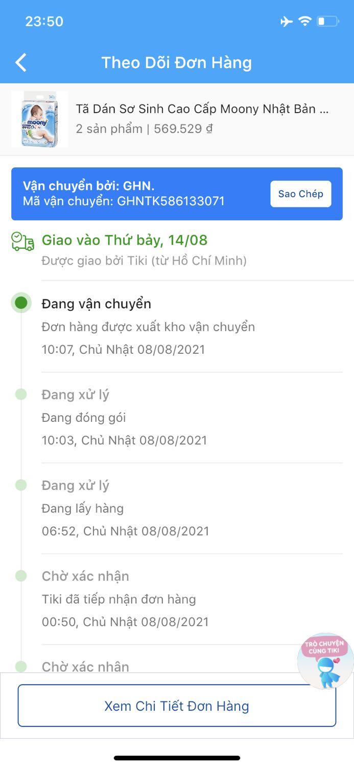 Giao hàng chậm trễ không 1 lời giải thích, hệ thống hỗ trợ tự động và nhân viên rất tệ. Không khuyến khích mua hàng ở đây 1 lần nào. Từ 08/08/2021 tới giờ không có hàng, không cập nhật tình hình gì cả, bỏ mặt người dùng