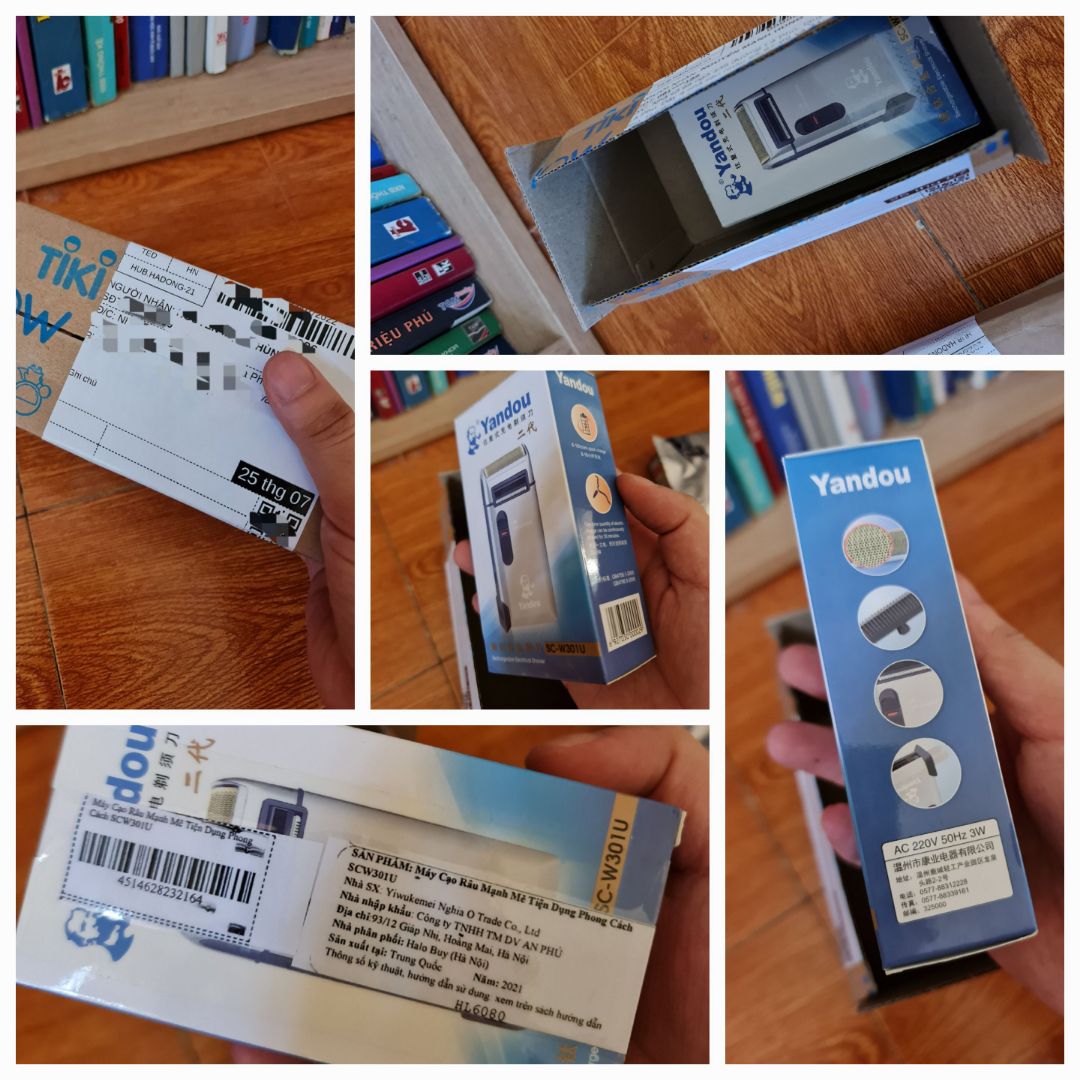 Một chiếc máy cạo râu rất tiện dùng và okay, từ ngày mua về, cũng đã cạo 2-3 lần rồi. Mình vẫn đang sử dụng pin sẵn có còn theo máy, chưa cắm sạc, nhưng đã 1 tuần vẫn chạy mượt, lưỡi dao cạo sắc bén, có dùng thêm bọt cạo râu khi dùng với máy, cảm giác da mịn sau khi cạo. cũng rất sạch, đã ko còn cảm giác khi cố gắng cạo bằng dao cạo nữa rồi, dùng mấy cái dao cạo 1 lần, thì chỉ 1-2 lần là còn sắc bén thôi, chứ nếu k thay lưỡi thì chịu, ko sạch được. với máy này thì okay. Nguyên đai nguyên hộp như ảnh nhé các bạn. Có hướng dẫn sử dụng tiếng anh và tiếng trung. Ngoài hộp giấy còn 01 hộp nhựa, có thể đảm bảo cầm máy đi du lịch, đi xa được. Với mức giá thành như này, ổn áp rồi, hy vọng sẽ sử dụng được lâu và bền. Thời điểm mình mua là giá 87k. Các bạn có thể xem thêm review từ mình cho các sản phẩm khác ở trang cá nhân tiki https://tiki.vn/feed/profile/21579466*** nhé.