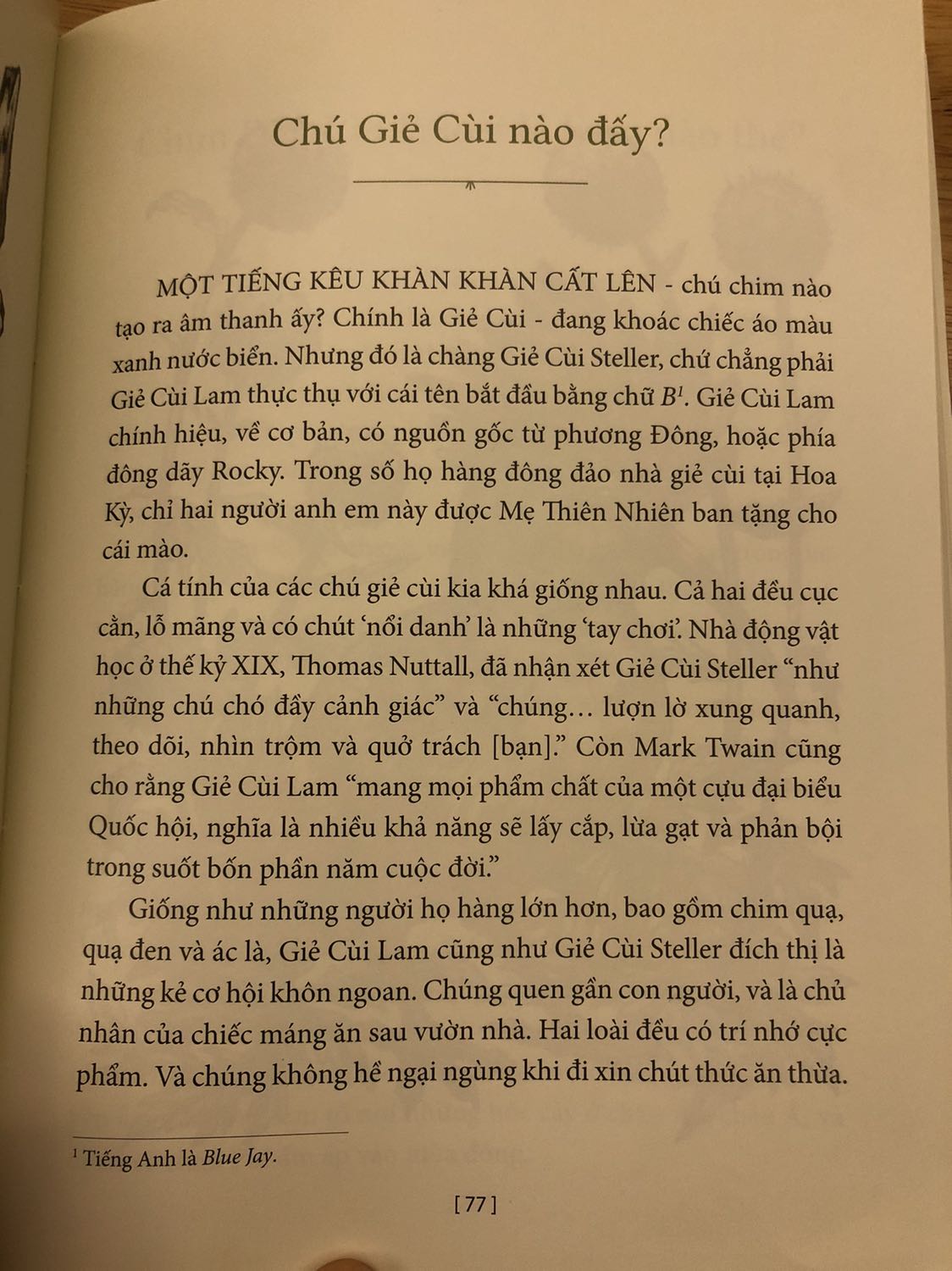 Cuốn sách khổ A4, in màu trên nền giấy bóng đẹp. 
Mỗi một loài chim được thể hiện nội dung và hình ảnh trên 2 trang sách rất tiện vừa đọc vừa quan sát. 
Mình mua về mà bé nhà mình (5 tuổi) rất say mê. 
Tiki giao hàng nhanh, bọc bookcare đẹp.