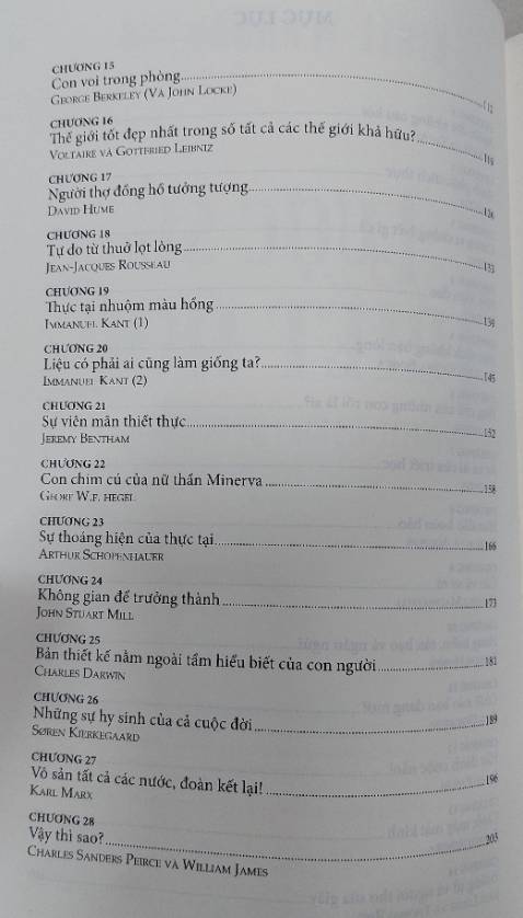 Với 40 tiểu mục, Lược sử triết học, một dẫn nhập triết học khá toàn vẹn đã khái quát hầu hết các tư tưởng triết học lớn từ cổ đại cho tới hiện đại với một văn phong bình dân hoàn tòan thoát khỏi tháp ngà tư biện. 
Dẫu vậy cá nhân người đọc vẫn thấy còn một vài điểm chưa thỏa đáng:
-Trong khi sự xuất hiện của Darwin được giải thích do những ảnh hưởng to lớn của học thuyết tiến hóa thì sự xuất hiện của Machiavelli thật khó hiểu khi mà “ Quân Vương” khó có thể coi là một tư tưởng triết học hoàn bị ; chúng chỉ là những thủ thuật lãnh đạo khá tầm thường khi xem xét trong bối cảnh đạo đức học của triết học.
- Sự thiếu vắng của Francis Bacon , một triết gia vĩ đại, khối óc có sức ảnh hưởng lớn nhất thời Victoria, người rung hồi chuông thức tỉnh mọi trí tuệ và tuyên bố châu Âu đã đến thời trưởng thành.  Từ Hobes, Locke đến Bentham ; toàn bộ tinh thần và sự nghiệp của tư tưởng Anh đã đi theo triết học của Bacon.