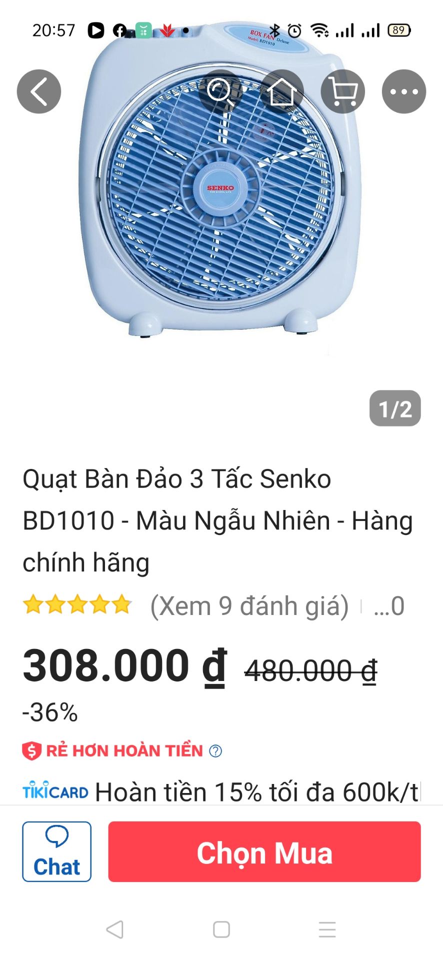 quạt tốc độ gió vừa phải, quạt không run lắc,nhưng tiếng gió mạnh.xoay chiều. có điều trong giới thiệu sản phẩm nói quạt 6cánh, nhưng sản phẩm giao chỉ là 3cánh.yêu cầu nhà bán hàng nên giới thiệu sản phẩm trung thực,đừng quảng cáo *** khiến mất lòng tin.