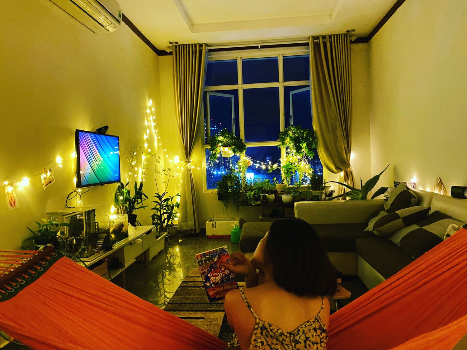 Quyết định ưng nhất của mình là mua chiếc võng này các mẹ ạ, chill lắm chất lượng tốt, ship nhanh mà giá ok nưa, màu cũng xịn