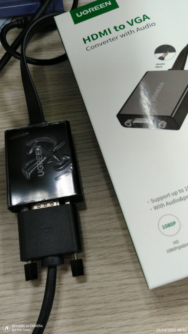 Mình gặp vấn đề khi kết nối Laptop1 với màn hình desktop cổng VGA thông qua bộ chuyển đổi mới mua này. Màn hình mờ, ám xanh. Mình đã kiểm tra các tình huống: dùng laptop2 có cổng VGA để connect màn hình với desktop, không bị lỗi. Dùng laptop1 kết nối với màn hình có cổng HDMI không bị lỗi. Hoặc dùng nguồn bổ sung thì vẫn bị ám xanh. mong shop hỗ trợ phương án