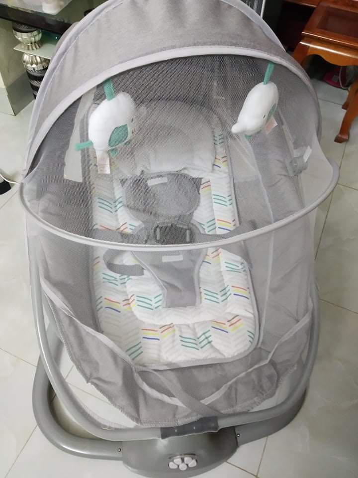 Nôi như hình ạ. Em mua cho cháu nhà chị gái nên cũng chưa trải nghiệm trực tiếp, nhưng có vẻ rất ổn ạ. Hi vọng xài bền Nôi như hình ạ. Em mua cho cháu nhà chị gái nên cũng chưa trải nghiệm trực tiếp, nhưng có vẻ rất ổn ạ. Hi vọng xài bền